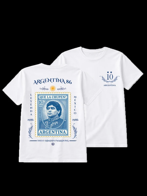 Argentina 1986 — Maradona D10S · polo Mundialistas MC