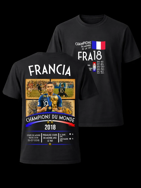 Mbappé · Les Bleus — polo mundialista