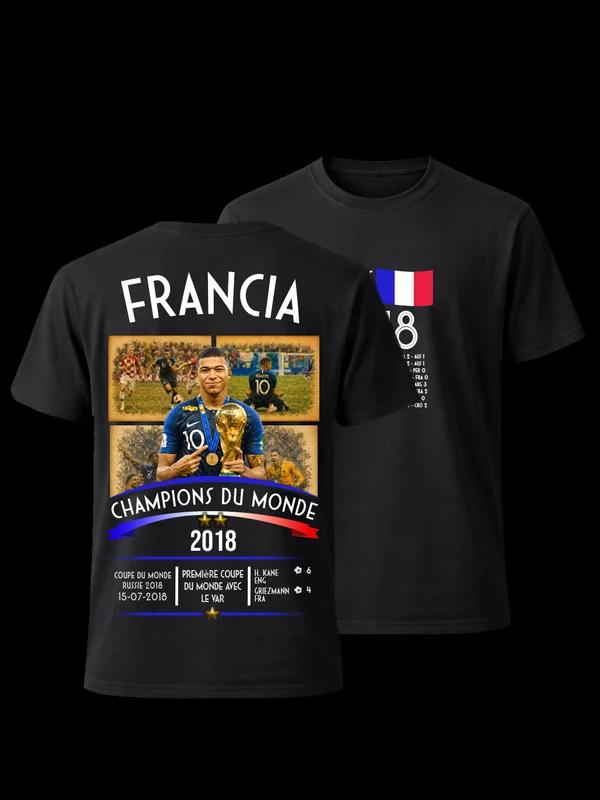 Francia 2018 — Mbappé · Les Bleus · polo Mundialistas MC