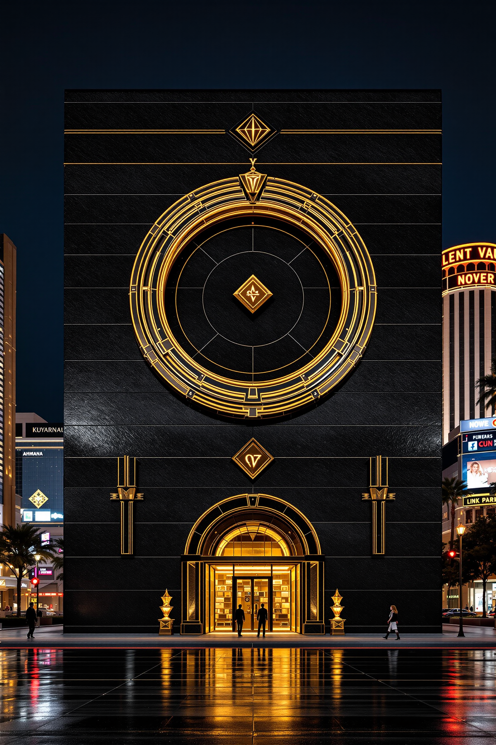 Diamond Vault — cinematic render · Casino District · MC City
