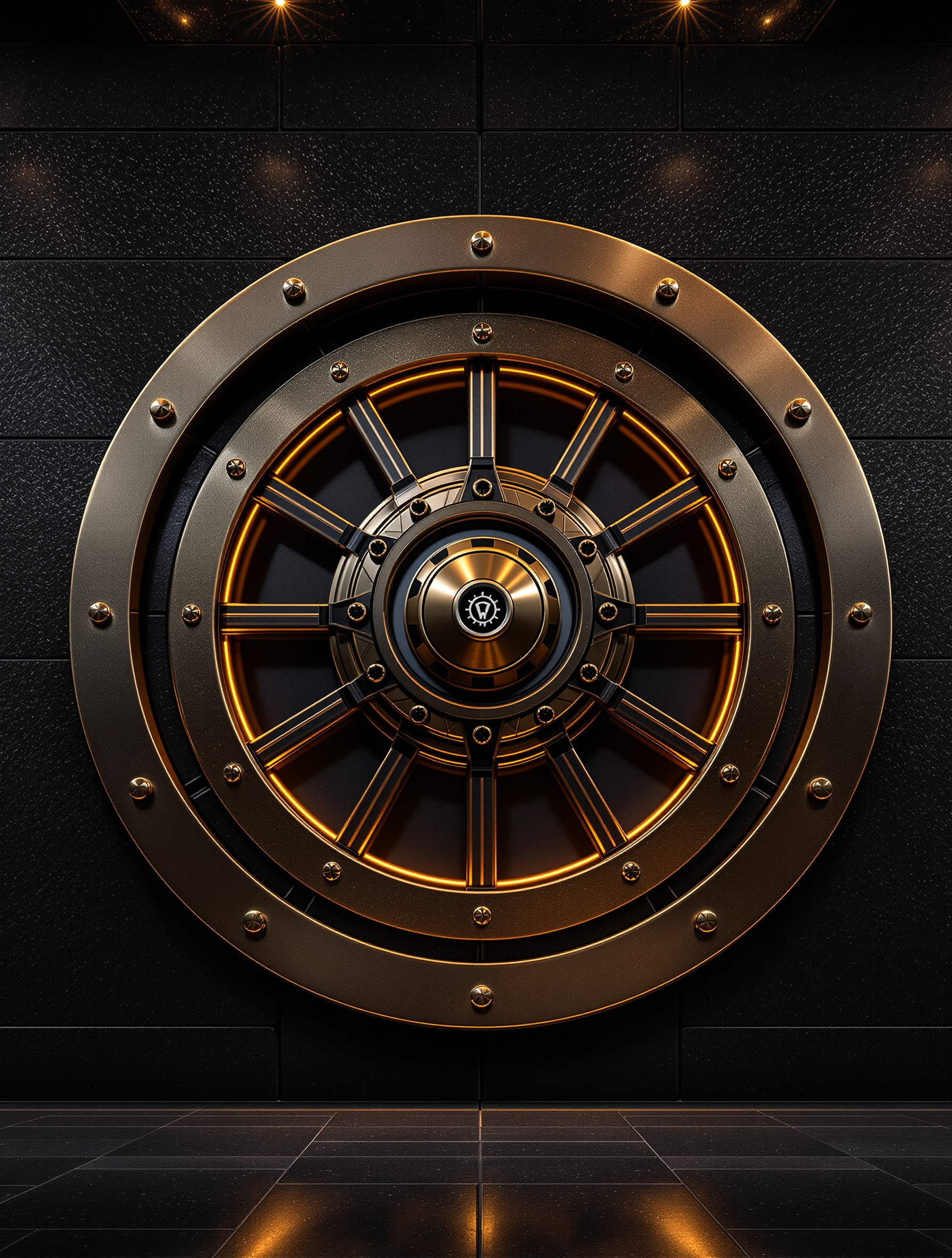 Vault Ring · Brass Close-Up — C-03 · Casino District · MC City